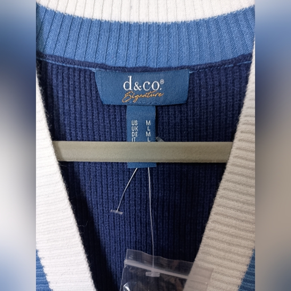 D and Co Signature Women's Cardigan Size M - Picture 3 of 9